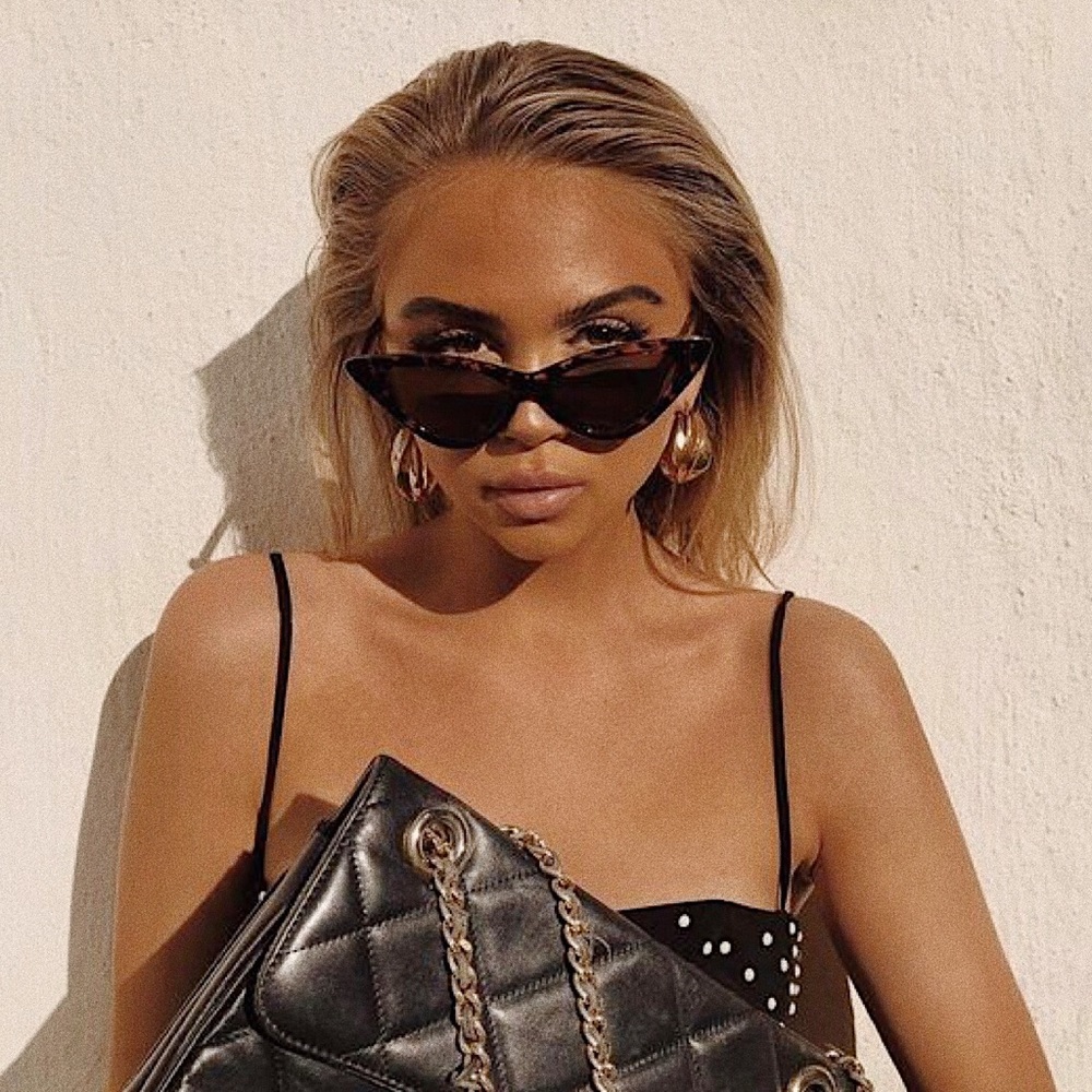 ✨Retro Chic Tortoise Cat Eye Sunglasses